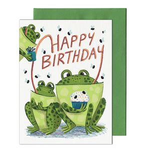 Frog Birthday Card By Pencil Empire
