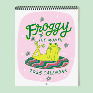 Froggy 2025 Wall Calendar By The Good Twin