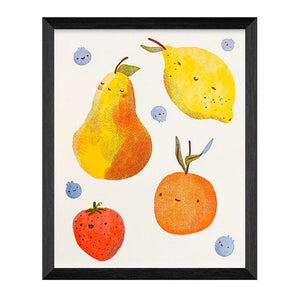 Fruit Family 8x10 Print By Homework Letterpress