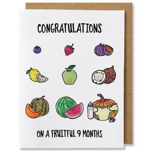 Fruitful Baby Card By NANU Studio