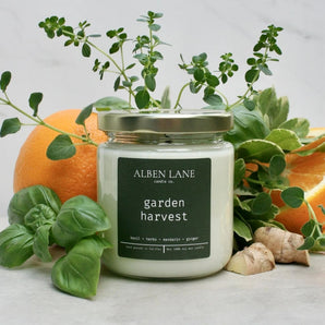 Garden Harvest 8oz Soy Candle By Alben Lane