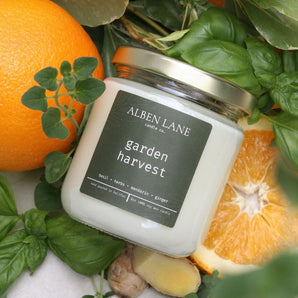 Garden Harvest 8oz Soy Candle By Alben Lane