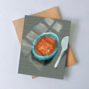 Get Well Soon Soup Card By Julep and Trubbs Studio