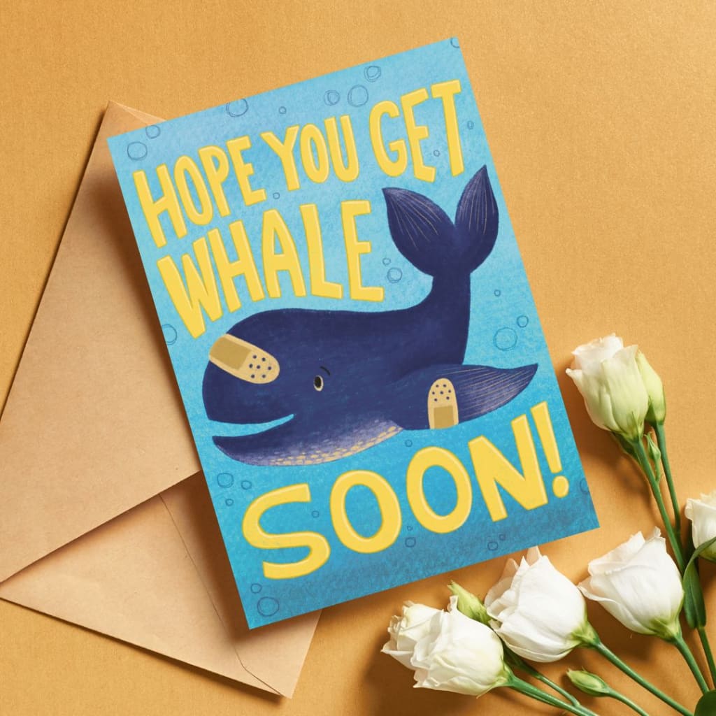 Get Whale Soon Card By Lucky Sprout Studio
