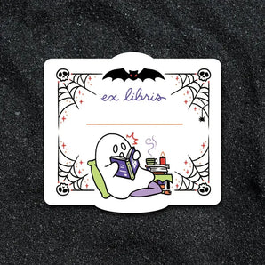 Ghost Adhesive Bookplates Set (3) By Kate Leth