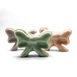 Giant Bow Candle (various colours) By Bizarre Wicks