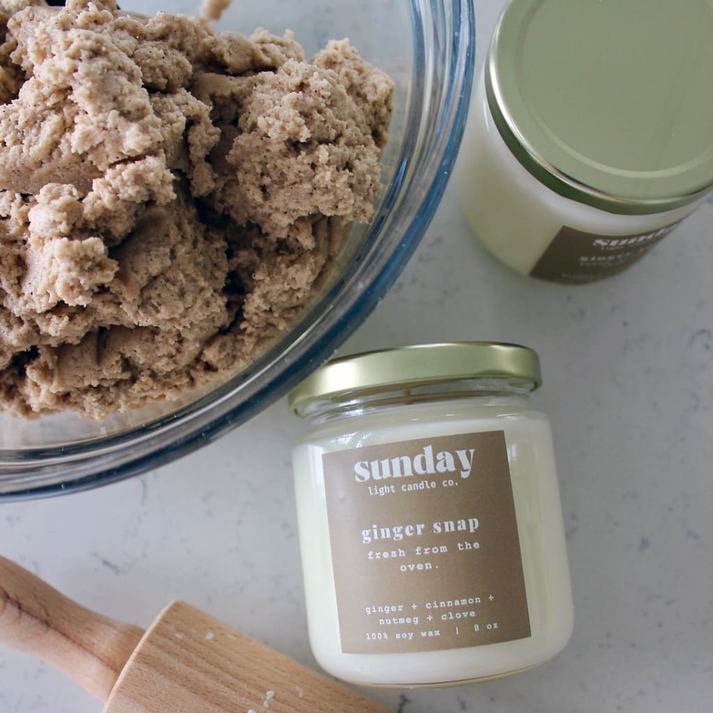 Ginger Snap Soy Candle By Sunday Light Company
