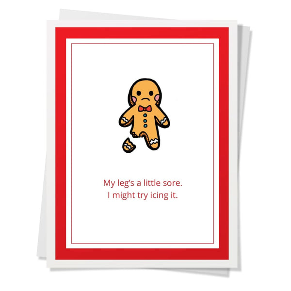 Gingerbread Icing Card By Design Corner