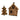 Gingerbread Miniature House with Tree By Beepart