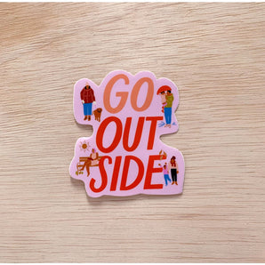 Go Outside Sticker By Odd Daughter Paper Co.