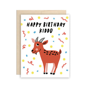 Goat Kiddo Birthday Card By The Beautiful Project