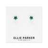Gold Accent Star Studs (various colours) By Ellie Parker