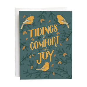 Goldfinch Tidings Card By Carabara Designs