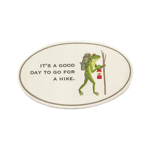 Good Day for a Hike Sticker By Bygone Art Project