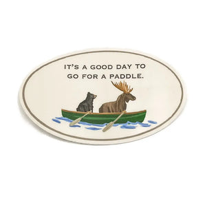 Good Day for a Paddle Sticker By Bygone Art Project
