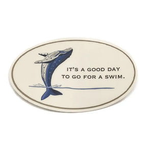 Good Day for a Swim Sticker By Bygone Art Project
