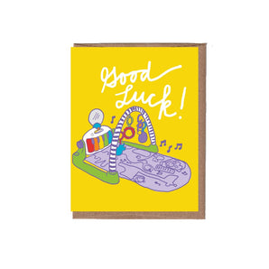 Good Luck Baby Card By La Familia Green