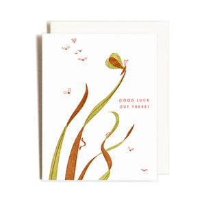 Good Luck Bug Card By Homework Letterpress