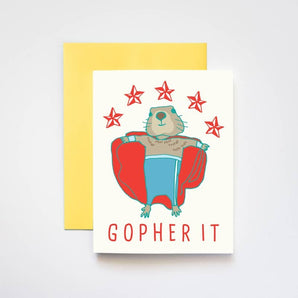 Gopher It Card By I Loot Paperie