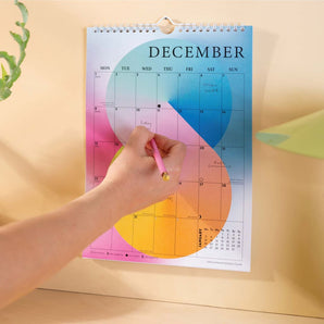 Gradient Grid 2025 Wall Calendar By Good Tuesday