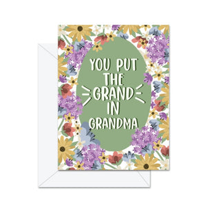 Grand in Grandma Card By Jaybee Design