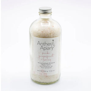 Grapefruit & Honey Bath Salts (500g) By Anther Apiary