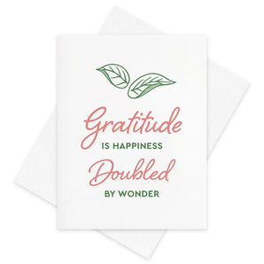 Gratitude Wonder Card 5 Pack By Inkwell Originals