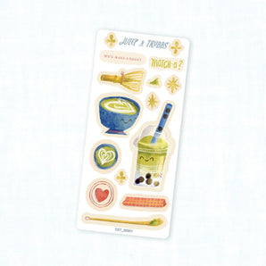 Great Matcha Sticker Sheet By Julep and Trubbs Studio