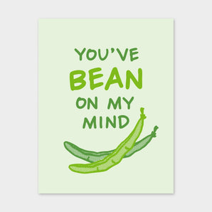 Green Bean Love Card By Inkwell Originals