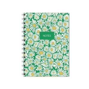 Green Daisies Notebook By Jaybee Design