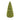 Green & Gold Leafy Concrete Christmas Tree By CG Watercolors
