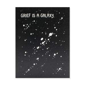 Grief Is A Galaxy Card By Kate Leth