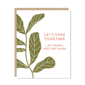 Grow Together Card By Odd Daughter Paper Co.