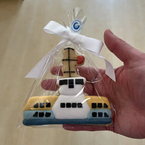 Halifax Ferry Iced Cookie (medium) By BZ Cookies & Crafts