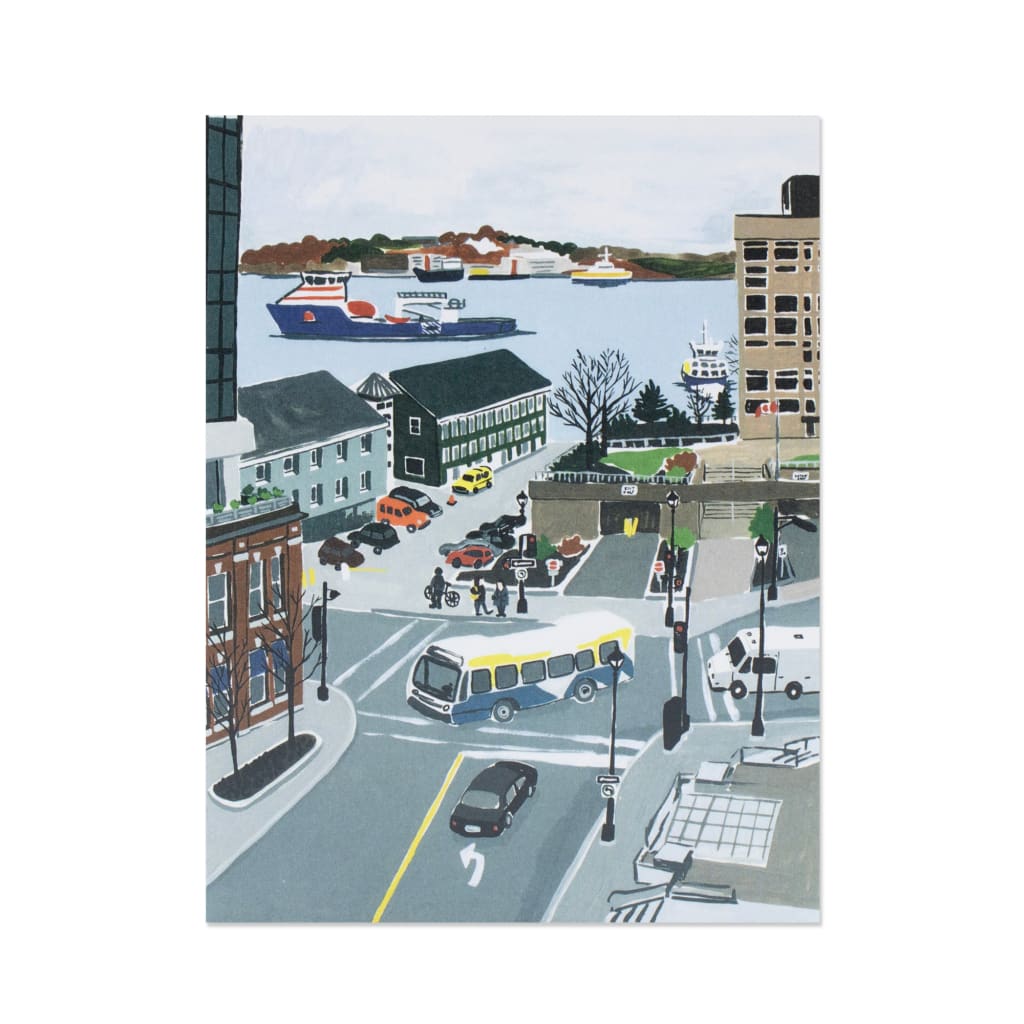 Halifax Harbour Card By Kat Frick Miller Art