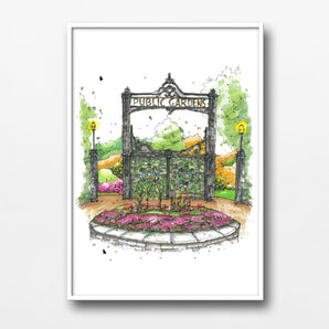 Halifax Public Gardens 11x14 Print By Downtown Sketcher