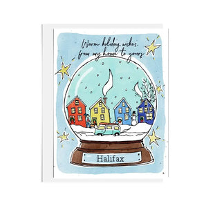 Halifax Snow Globe Holiday Seed Card By Jill & Jack Paper