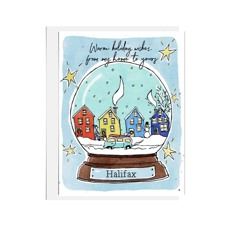 Halifax Snow Globe Holiday Seed Card By Jill & Jack Paper