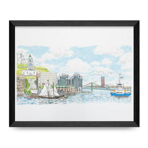 Halifax Waterfront 8x10 Print By Bard