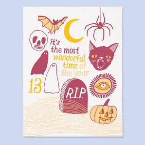 Halloween Time Card By The Good Twin