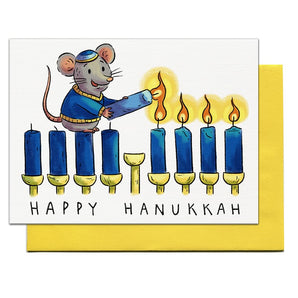 Hanukkah Mouse Card By Pencil Empire