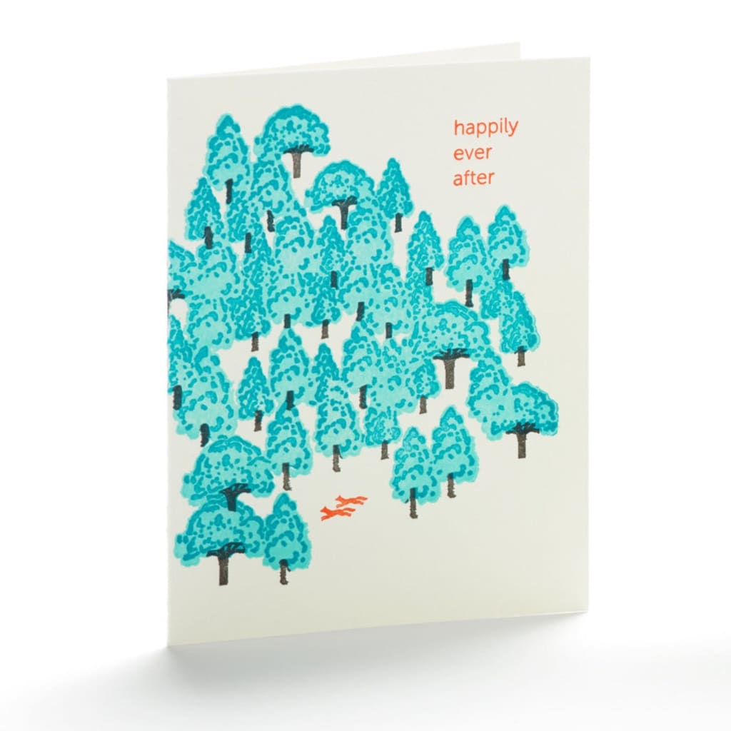 Happily Ever After Foxes Card By Ilee Papergoods