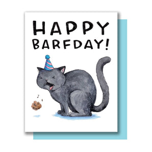 Happy Barfday Card By Paper Wilderness