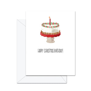 Happy Christmas Birthday Card By Jaybee Design