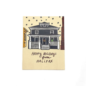 Happy Holidays From Halifax Card By La Familia Green