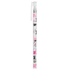 HappyWrite Pen - Pink & Black Cats By BV by Bruno Visconti