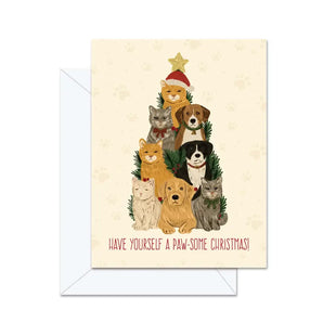 Have Yourself a Paw-some Christmas Card By Jaybee Design
