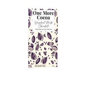 Hazelnut Milk Chocolate Bar By One More Cocoa
