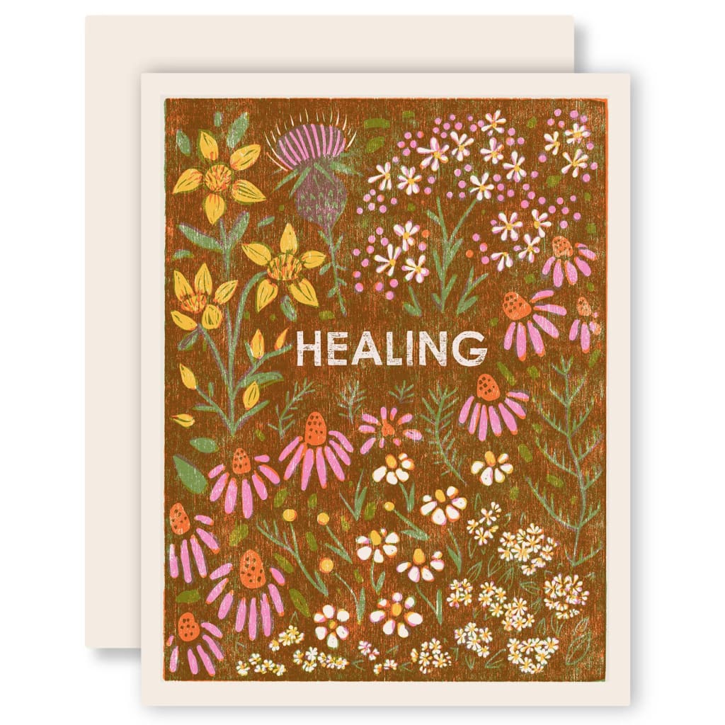 Healing Herb Garden Card By Heartell Press