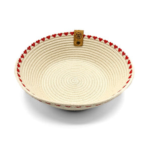 Heart Collection Catchall Bowl - Red Hearts By Warm Wooly &